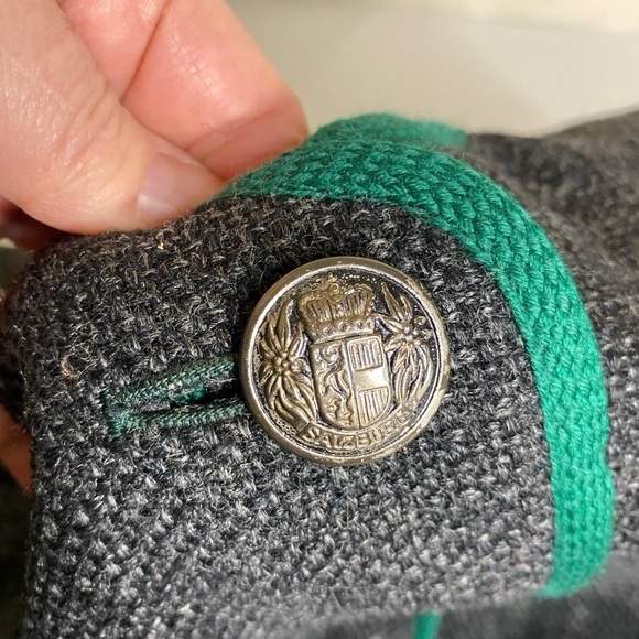 Vintage Obermeyer Grey Wool Jacket Made in Bavaria Sz 42 - Picture 7 of 7